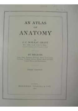 An Atlas of Anatomy
