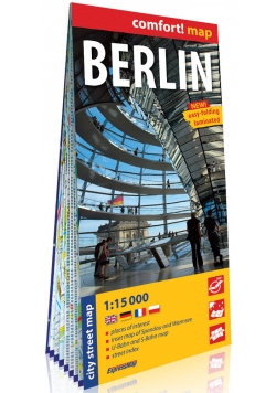 Berlin laminowany plan miasta 1:15 000