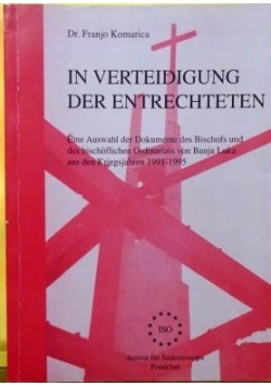In verteidigung der entrechteten, dedykacja