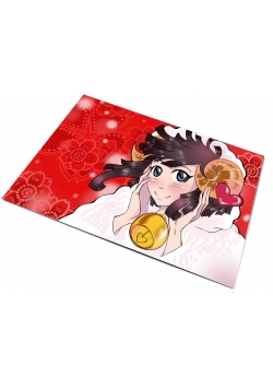 Mata na biurko ze zdjęciem Manga