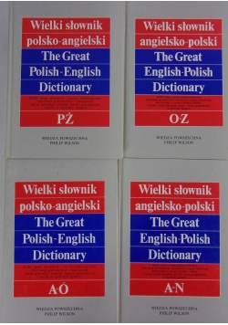 Wielki słownik angielsko-polski, polsko-angielski. Zestaw 4 książek