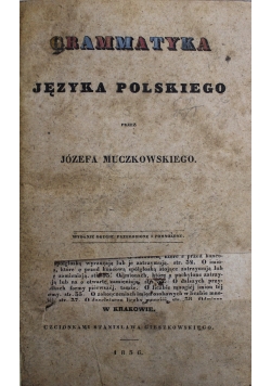 Gramatyka języka polskiego 1836 r