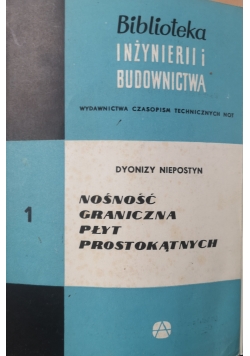 Nośność graniczna płyt prostokątnych