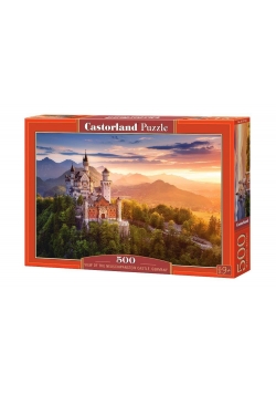 Puzzle 500 Zamek Neuschwanstein Niemcy CASTOR