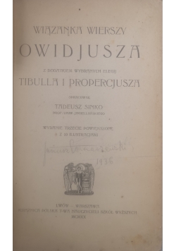Wiązanka wierszy Odwidjusza, 1920 r.