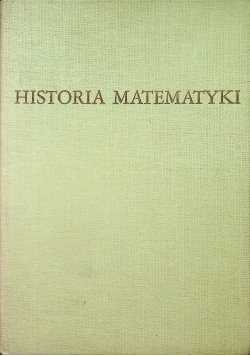 Historia matematyki tom II