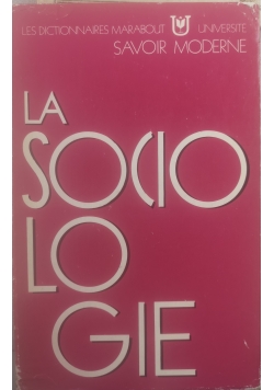 La sociologie, tomy od I do III