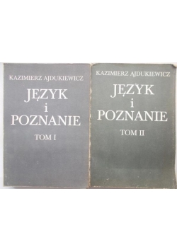 Język i poznanie, tom I-II