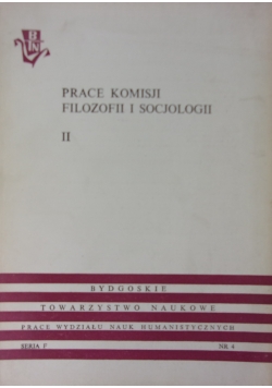 Prace komisji filozofii i socjologii II, nr 4
