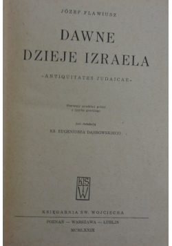 Dawne Dzieje Izraela