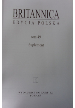 Britannica Edycja Polska Tom 49