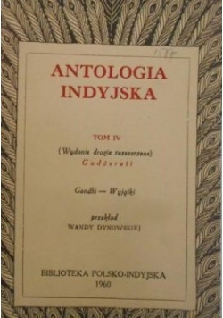 Antologia indyjska Tom IV