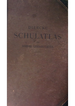 Diercke Schulatlas fur Hohere Lehranstalten, 1914 r.