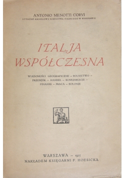 Italja współczesna, 1925 r.