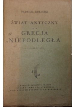 Świat antyczny Grecja niepodległa, 1937 r.