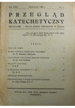 Przegląd katechetyczny nr 1 1946 r.