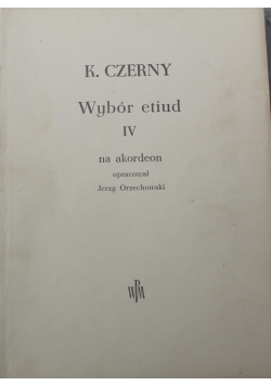 Wybór etiud na akordeon IV