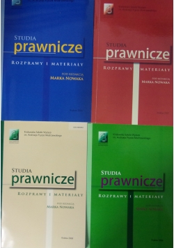 Studia prawnicze, zestaw 4 książek