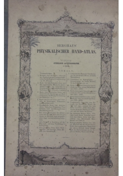 Berghaus ' Physikalischer Hand-Atlas ,1850 r.