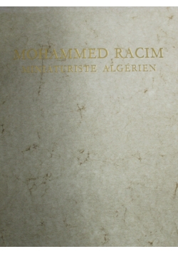 Mohammed Racim Miniaturiste algerien