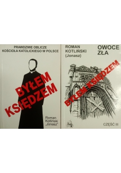 Byłem Księdzem ,zestaw 2 książek,autograf Kotliński