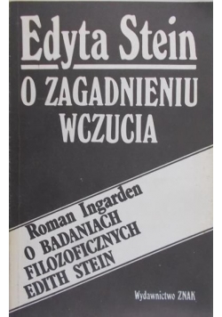O zagadnieniu wczucia O badaniach Filozoficznych