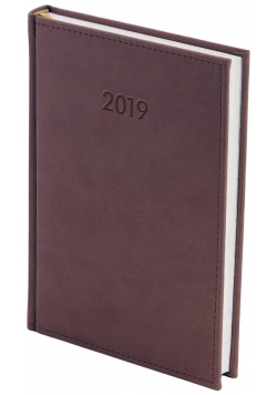 Kalendarz 2019 B5 dzienny Vivella Bordo