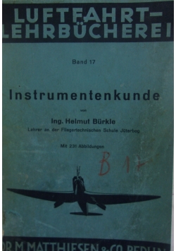 Instrumentenkunde, 1940 r.