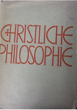 Christliche Philosophie, 1938r.