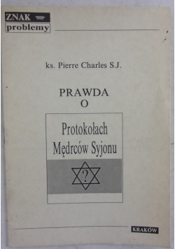 Prawda o protokołach Mędrców Syjonu, 1937r