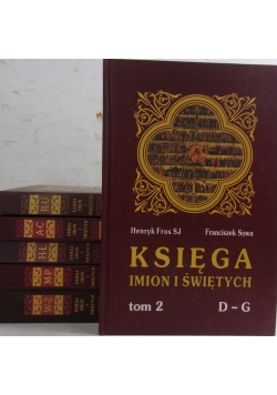 Księga Imion i Świętych, tom od 1 do 6