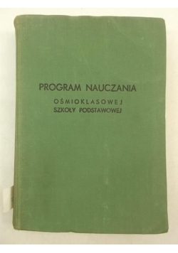 Program nauczania ośmioklasowej szkoły podstawowej