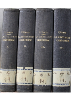 La Spiritualite Chretienne 4 tomy ok 1926 r