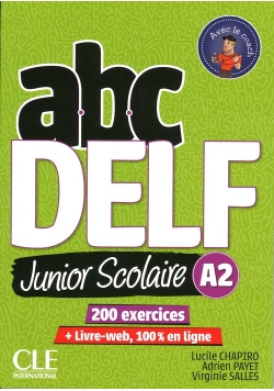 ABC DELF A2 junior scolaire książka + DVD + zawartość online
