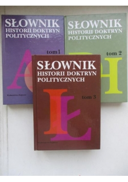 Słownik historii doktryn politycznych, tom I-III