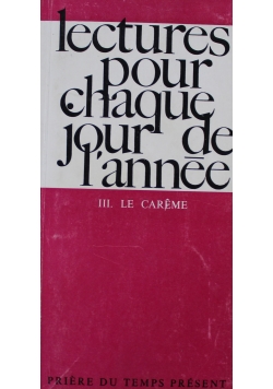 Lectures pour chaque jour de lannee