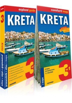 Explore!guide Kreta 3w1 przewodnik+atlas+mapa