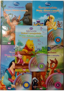 Disney. Zabawa z muzyką, zestaw 5 książek