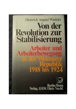 Von der revolution  zur stabilisierung