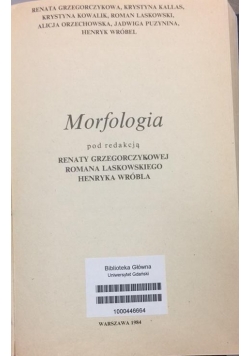 Morfologia.