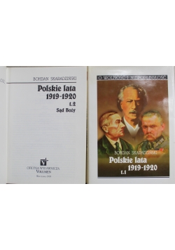 Polskie lata 1919 1920  tom I i II