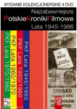 Najzabawniejsze Polskie Kroniki Filmowe Lata 1945 - 1986 4 Płyty DVD