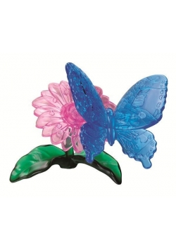 Crystal puzzle motyl