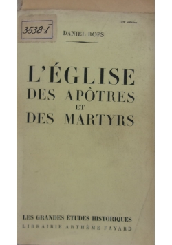 L'eglise des apotres des martyrs, 1948r.