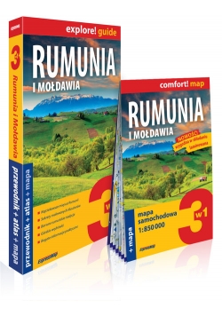 Rumunia i Mołdawia 3w1 przewodnik + atlas + mapa