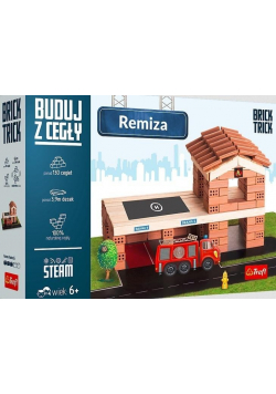 Brick Trick Buduj z cegły Remiza TREFL NOWA