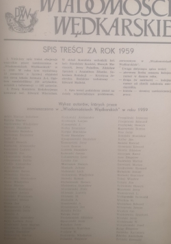 Wiadomości Wędkarskie, dwa roczniki 1964 i 1965