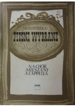 Pieśni wybrane  na chór żeński a cappella, Tom III