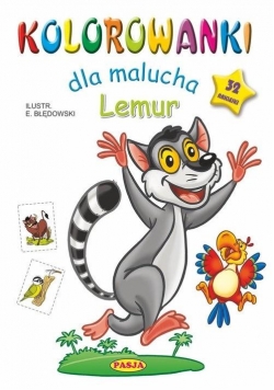 Kolorowanki dla malucha. Lemur