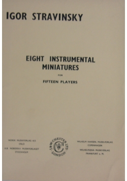 Eight instrumental miniatures